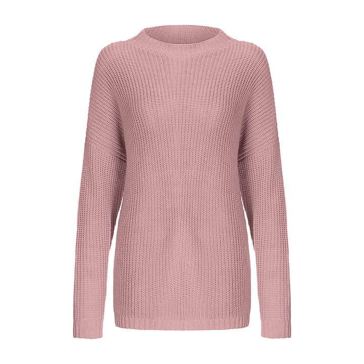 Elfriede | Damen Zweifarbiger Strickpullover mit Musterdesign - Elle Zürich