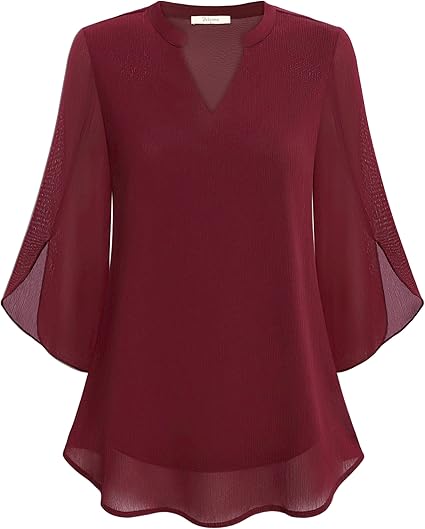 Johanna | Luftige Stylische Damenbluse Leicht - Elle Zürich