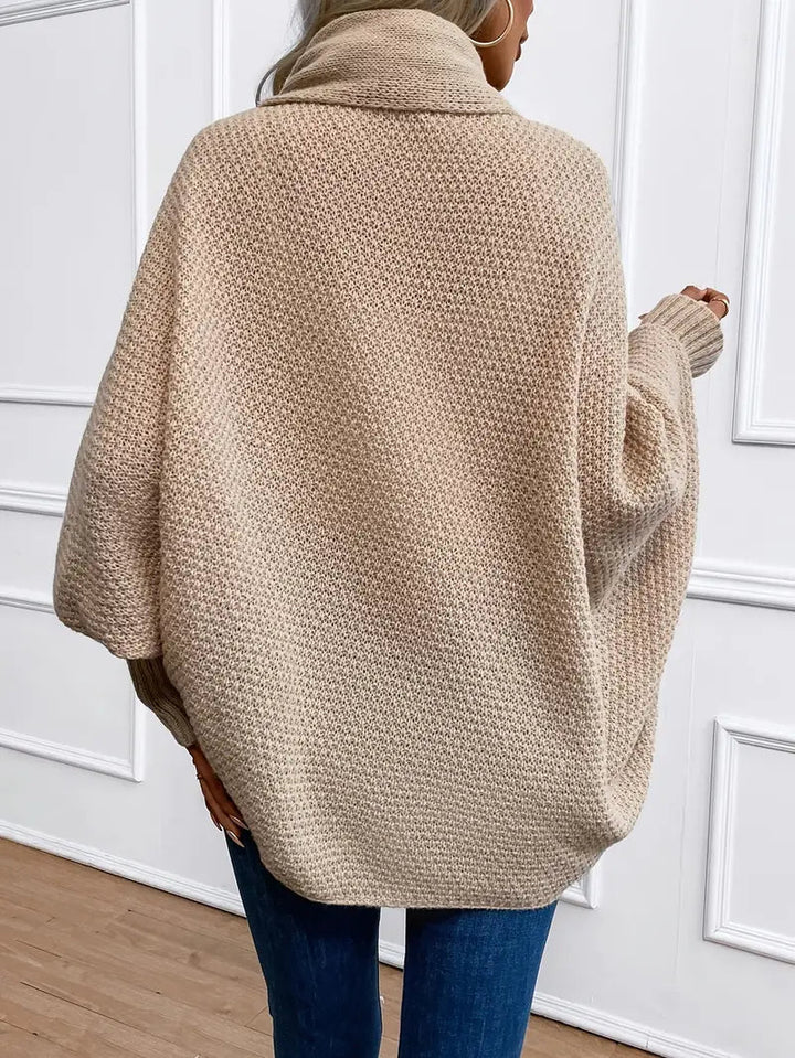 Andrea | Damen Winter-Cardigan mit Rippärmeln - Elle Zürich