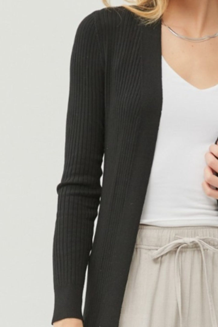 Beatrice | Elegante Offene Strickjacke Langarm Damen - Elle Zürich