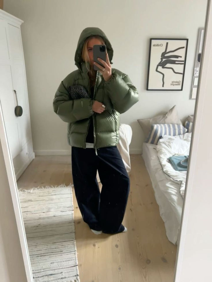 Zacharias | Herren Trendiger Stepp-Puffer Mantel im Winterstil