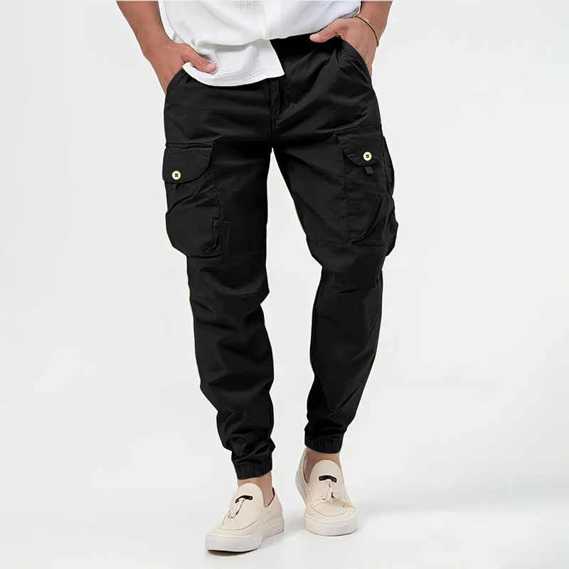 Paul | Herren Cargo-Jogginghose mit Lockerer Passform