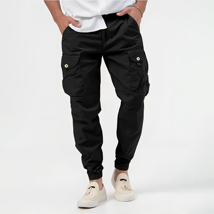 Paul | Herren Cargo-Jogginghose mit Lockerer Passform