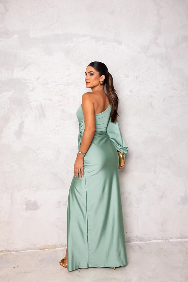 Theresa | Elegantes Abendkleid mit Ein-Schulter-Design - Elle Zürich