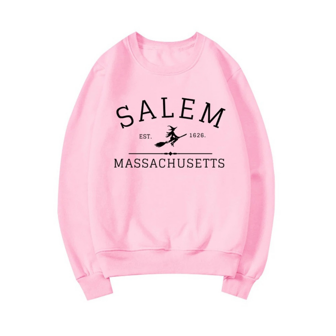 Beatrice | Damen Winter-Sweatshirt mit Hexenmotiv - Elle Zürich