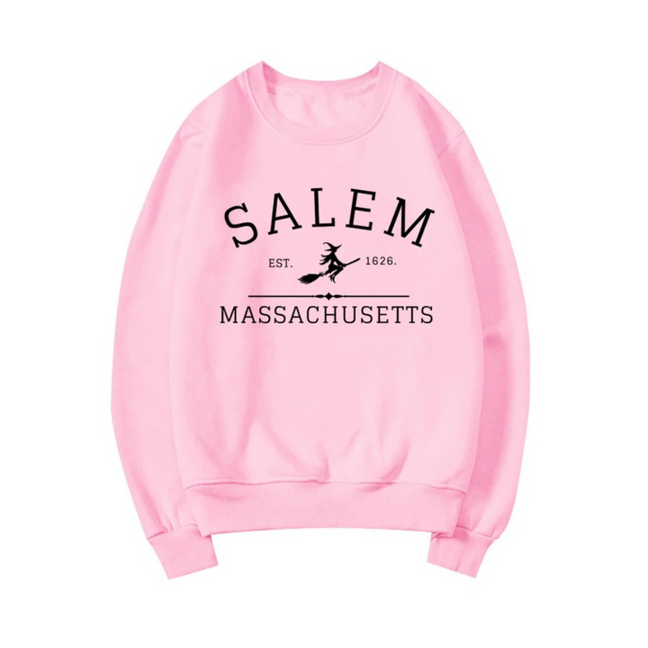Beatrice | Damen Winter-Sweatshirt mit Hexenmotiv - Elle Zürich
