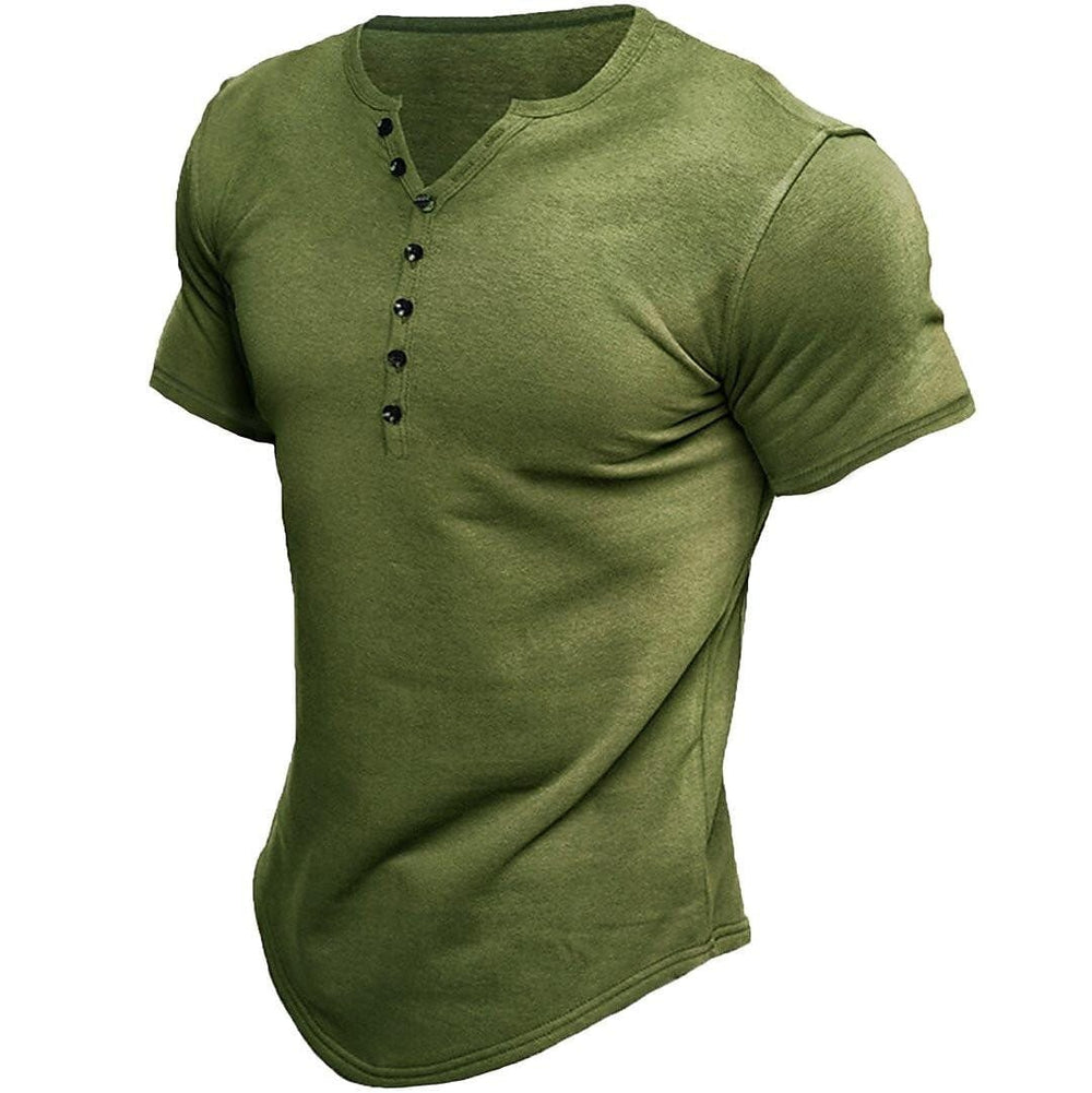 Anton | Enganliegendes T-Shirt mit Knöpfen - Elle Zürich