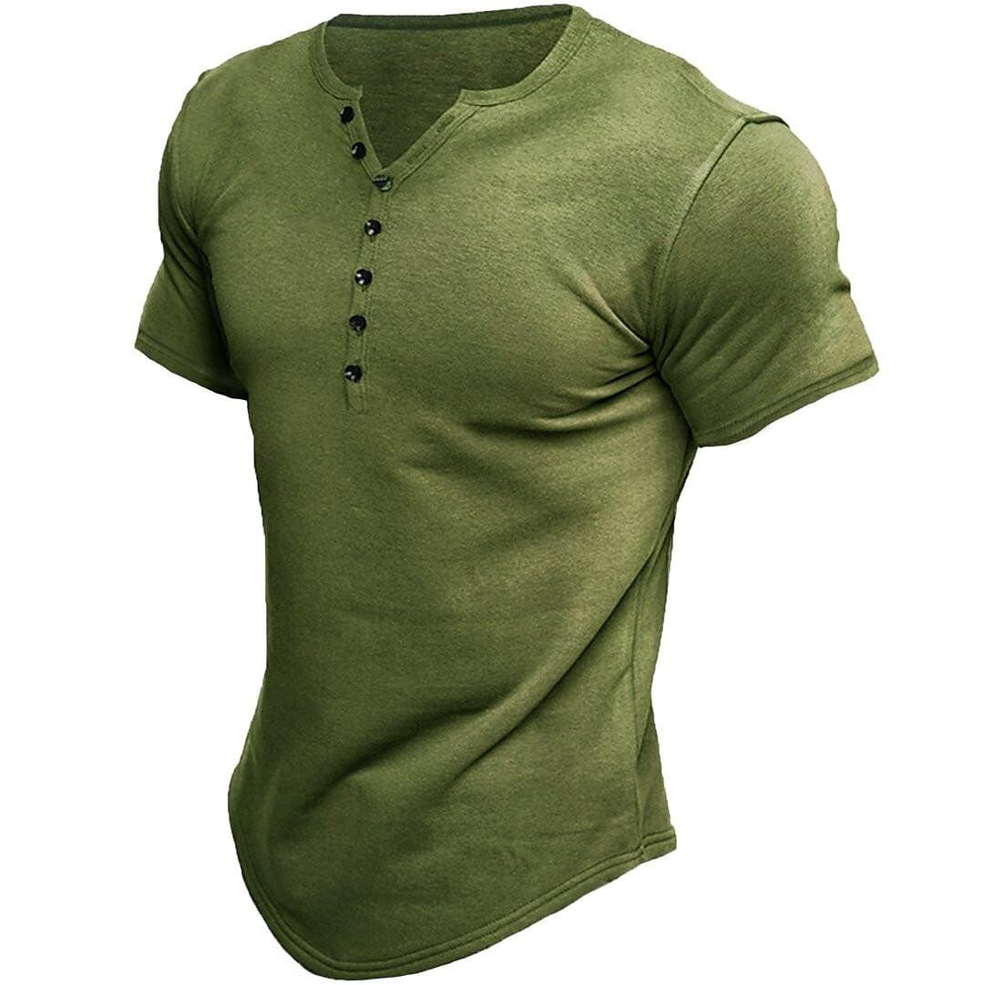 Anton | Enganliegendes T-Shirt mit Knöpfen - Elle Zürich