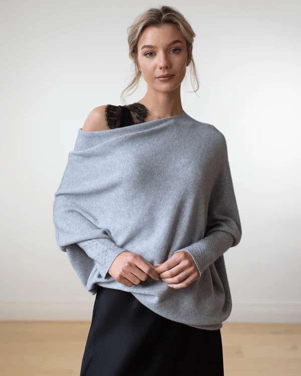 Karin | Eleganter Damenpullover mit Off-Shoulder-Stil - Elle Zürich