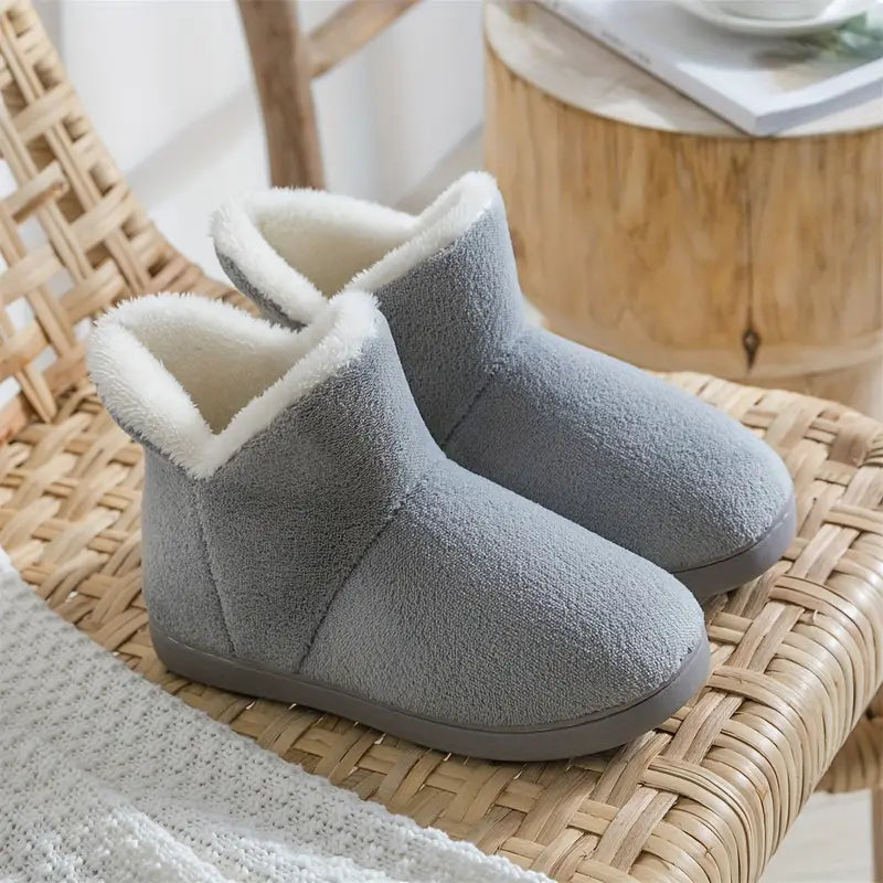 Angela | Damen Plüschige Winter-Hausschuhe mit Weicher Fütterung - Elle Zürich
