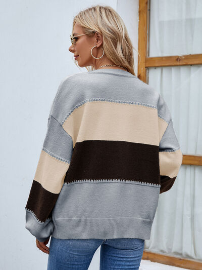 Eva | Stylische Strickjacke mit Knöpfen Damen - Elle Zürich