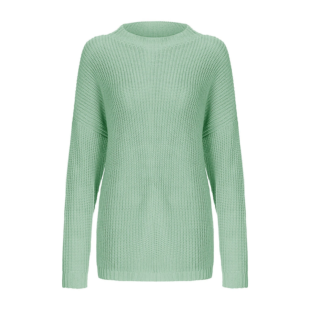 Elfriede | Damen Zweifarbiger Strickpullover mit Musterdesign - Elle Zürich