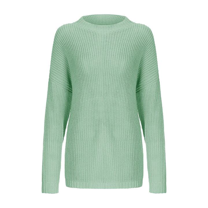 Elfriede | Damen Zweifarbiger Strickpullover mit Musterdesign - Elle Zürich