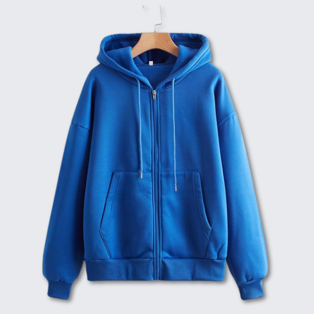 Lara | Stylischer Freizeit-Hoodie mit Reißverschluss - Elle Zürich