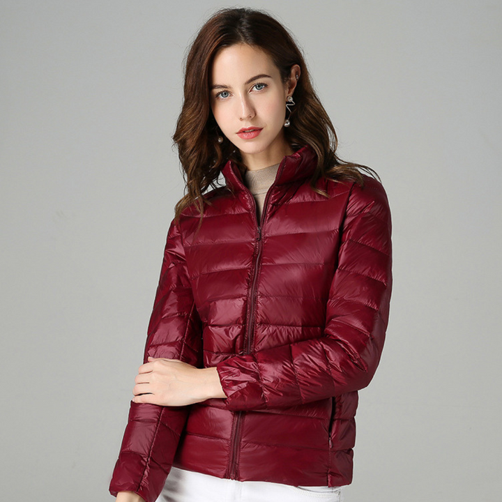 Sabina | Leichte Damen Winter-Pufferjacke mit Reißverschluss - Elle Zürich