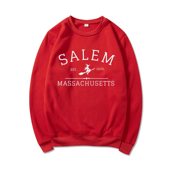 Beatrice | Damen Winter-Sweatshirt mit Hexenmotiv - Elle Zürich
