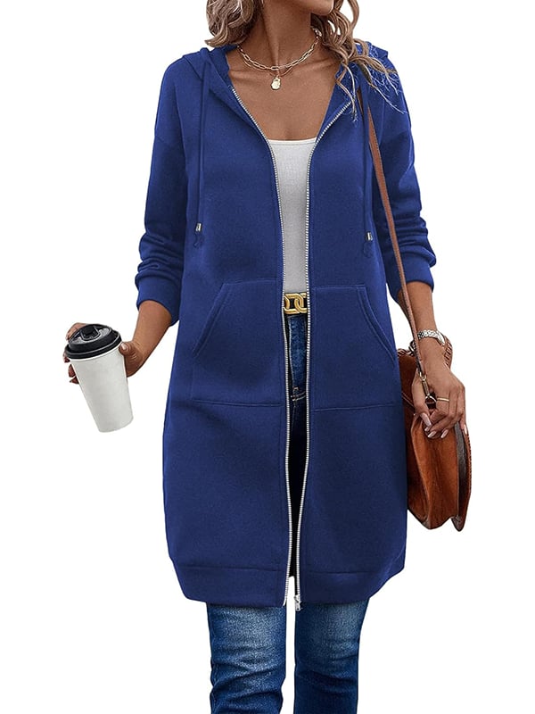 Gabriela | Damen Lange Winterjacke mit Kapuze - Elle Zürich