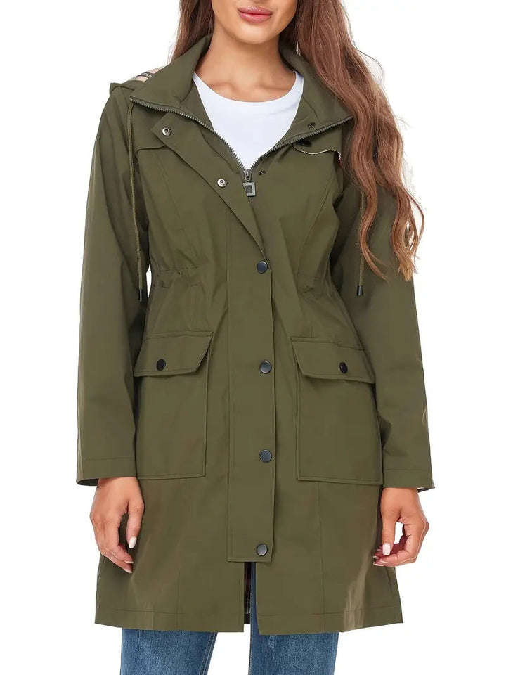 Carmen | Damen Winterjacke mit Kapuze und Taschen - Elle Zürich