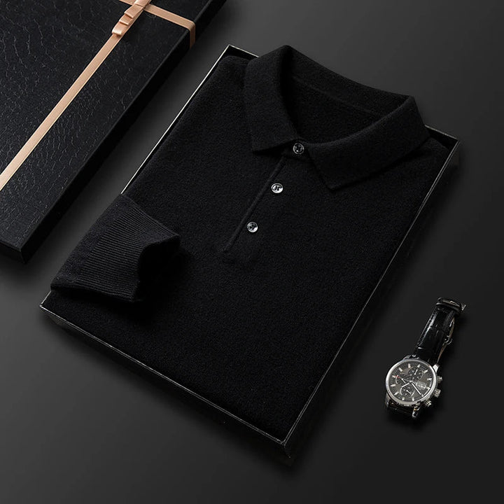 Lutz | Herren Freizeit Strick Polo Pullover - Elle Zürich