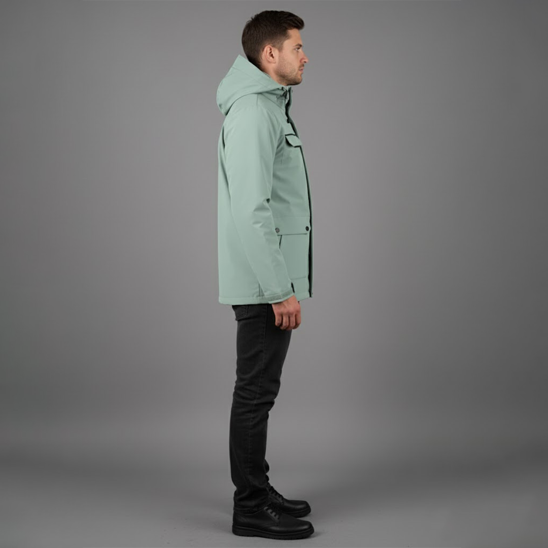 Clemens | Herren Wasserdichte Ski Winterjacke Mit Kapuze Für Draußen