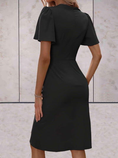 Elfriede | Stilvolles Abendkleid mit V-Ausschnitt - Elle Zürich