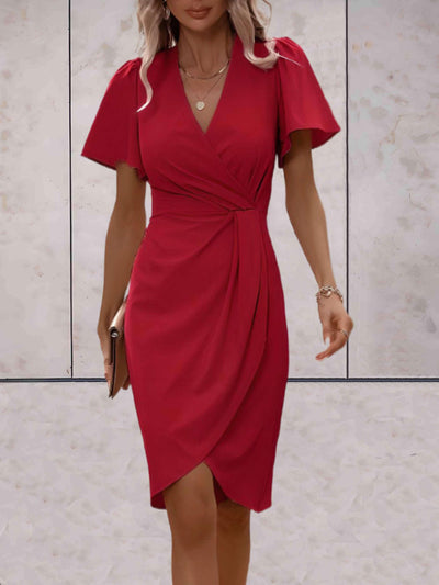 Elfriede | Stilvolles Abendkleid mit V-Ausschnitt - Elle Zürich