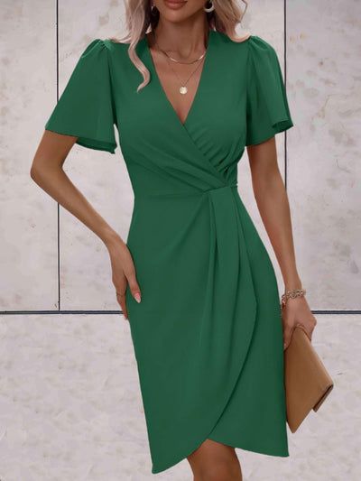 Elfriede | Stilvolles Abendkleid mit V-Ausschnitt - Elle Zürich