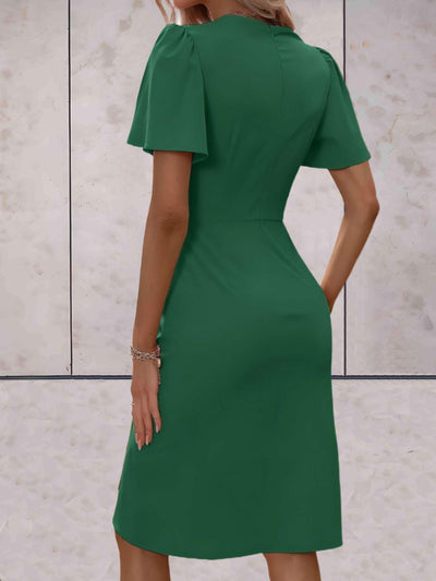 Elfriede | Stilvolles Abendkleid mit V-Ausschnitt - Elle Zürich