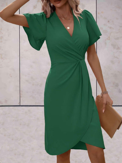 Elfriede | Stilvolles Abendkleid mit V-Ausschnitt - Elle Zürich