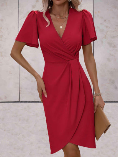 Elfriede | Stilvolles Abendkleid mit V-Ausschnitt - Elle Zürich