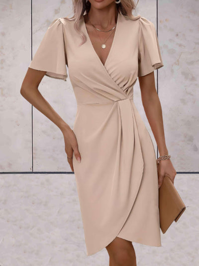 Elfriede | Stilvolles Abendkleid mit V-Ausschnitt - Elle Zürich
