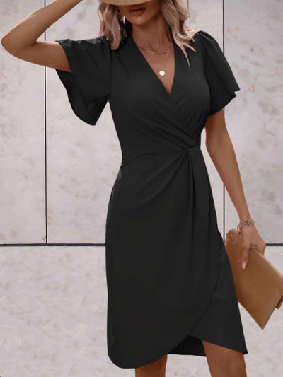 Elfriede | Stilvolles Abendkleid mit V-Ausschnitt - Elle Zürich