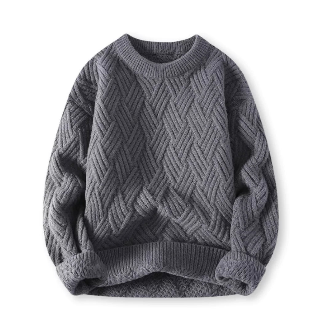 Wilfried | Herren Winterpullover mit Strukturstrick - Elle Zürich