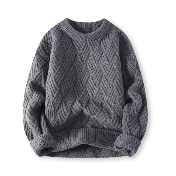 Wilfried | Herren Winterpullover mit Strukturstrick - Elle Zürich