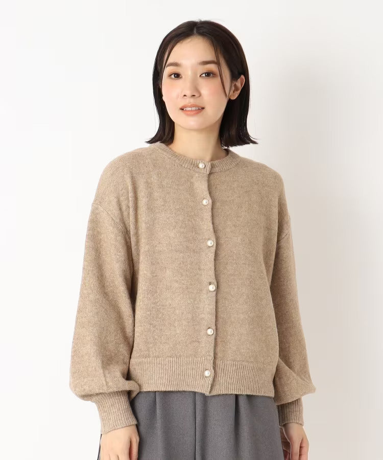 Felicia | Damen Strickcardigan mit Knopfverschluss vorne - Elle Zürich