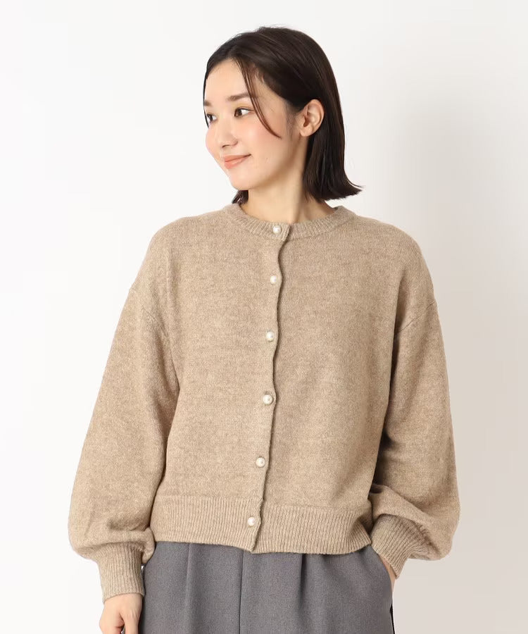 Felicia | Damen Strickcardigan mit Knopfverschluss vorne - Elle Zürich