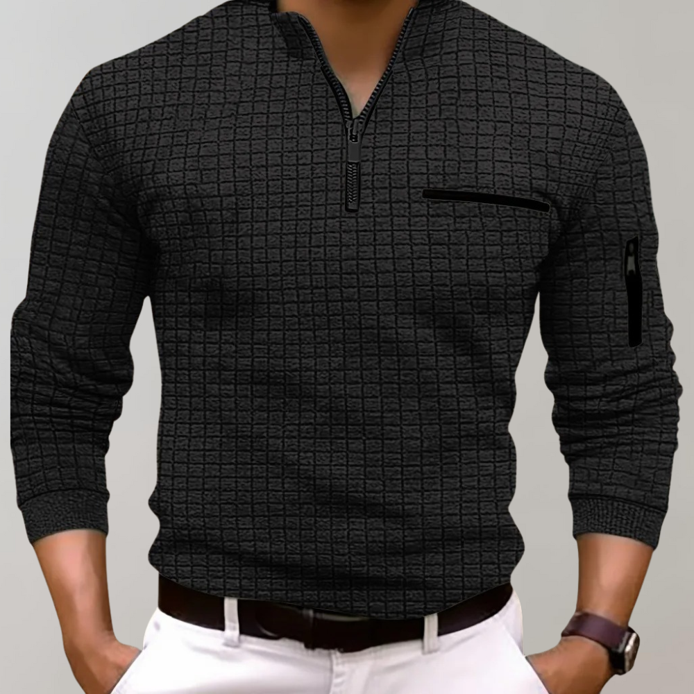 Wilhelm | Stylischer Reißverschluss-Pullover Für Männer - Elle Zürich