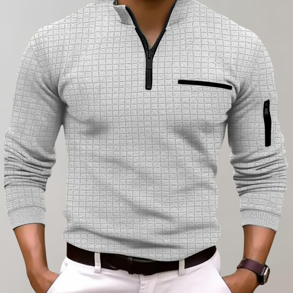 Wilhelm | Stylischer Reißverschluss-Pullover Für Männer - Elle Zürich