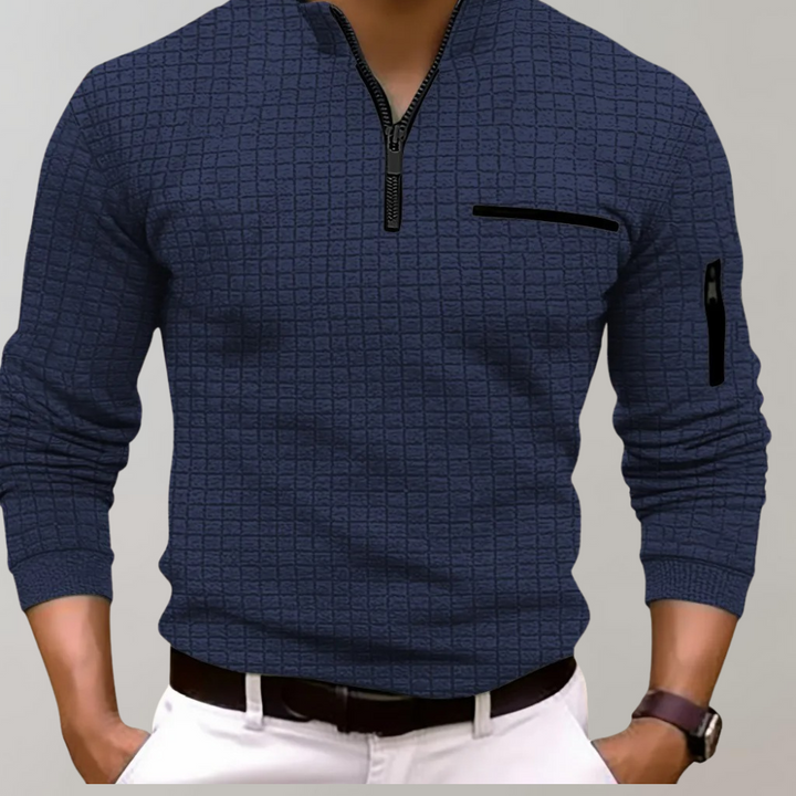 Wilhelm | Stylischer Reißverschluss-Pullover Für Männer - Elle Zürich