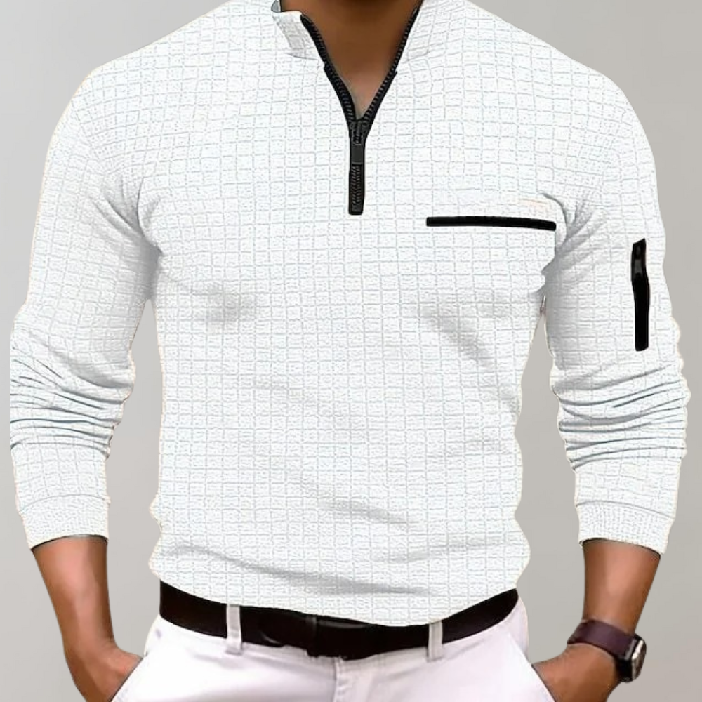 Wilhelm | Stylischer Reißverschluss-Pullover Für Männer - Elle Zürich