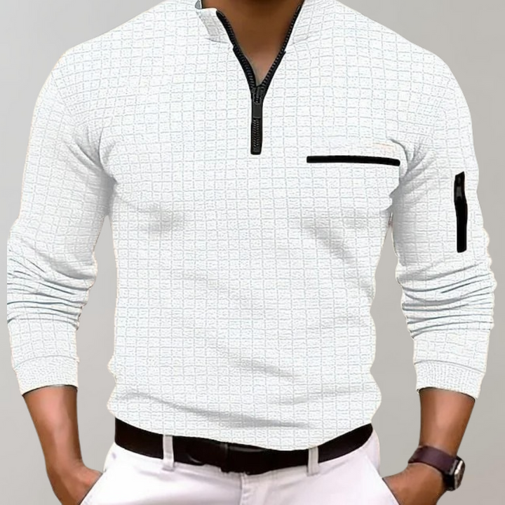 Wilhelm | Stylischer Reißverschluss-Pullover Für Männer - Elle Zürich