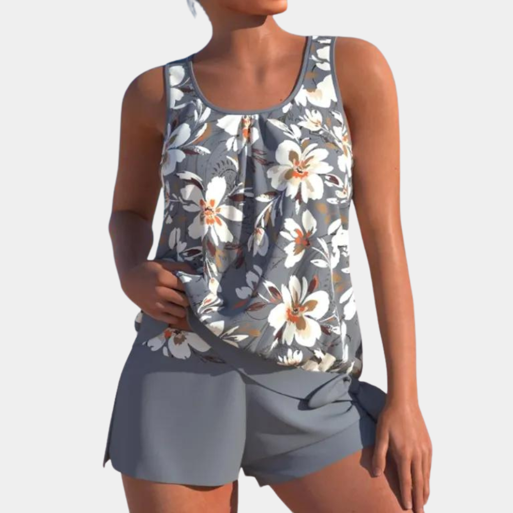 Gabriela | Retro Streifen Polo Shirt für Damen - Elle Zürich