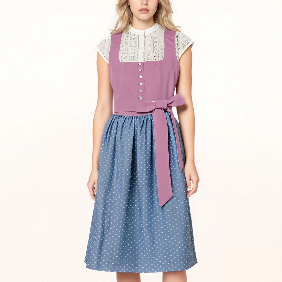 Bettina | Damen Oktoberfest Bayerisches Dirndlkleid mit Schleife - Elle Zürich