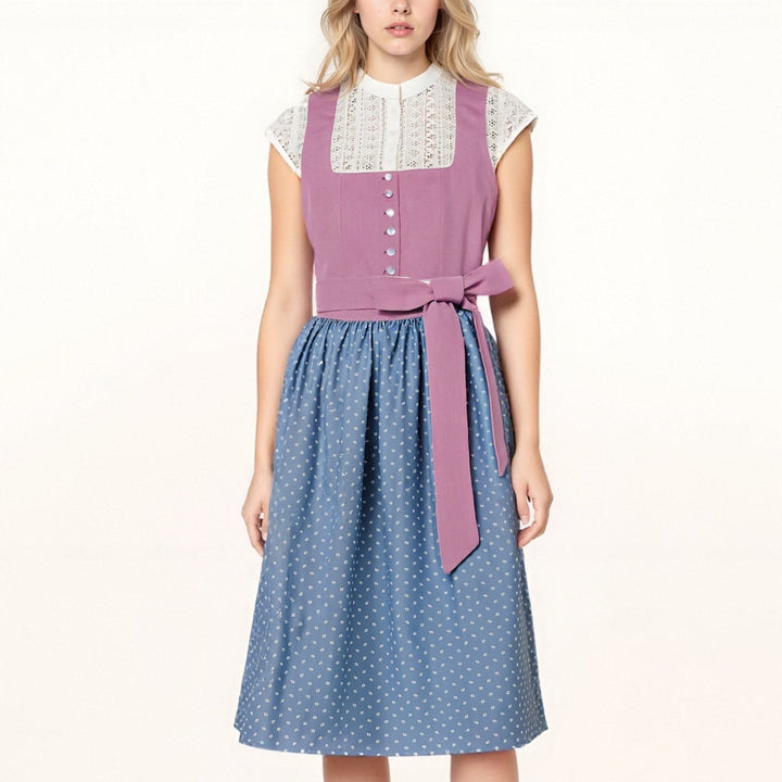 Bettina | Damen Oktoberfest Bayerisches Dirndlkleid mit Schleife - Elle Zürich