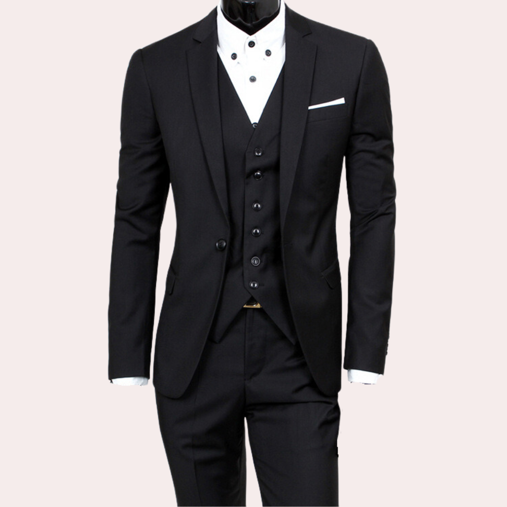 Jürgen | Eleganter Anzug mit Weste für Herren - Elle Zürich