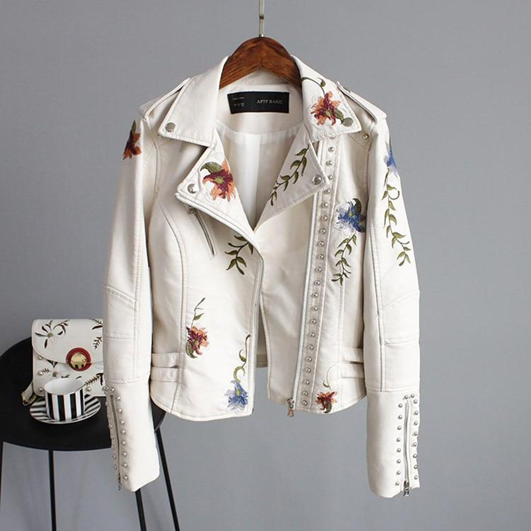 Edith | Bestickte Jacke Mit Blumenmuster Für Damen - Elle Zürich
