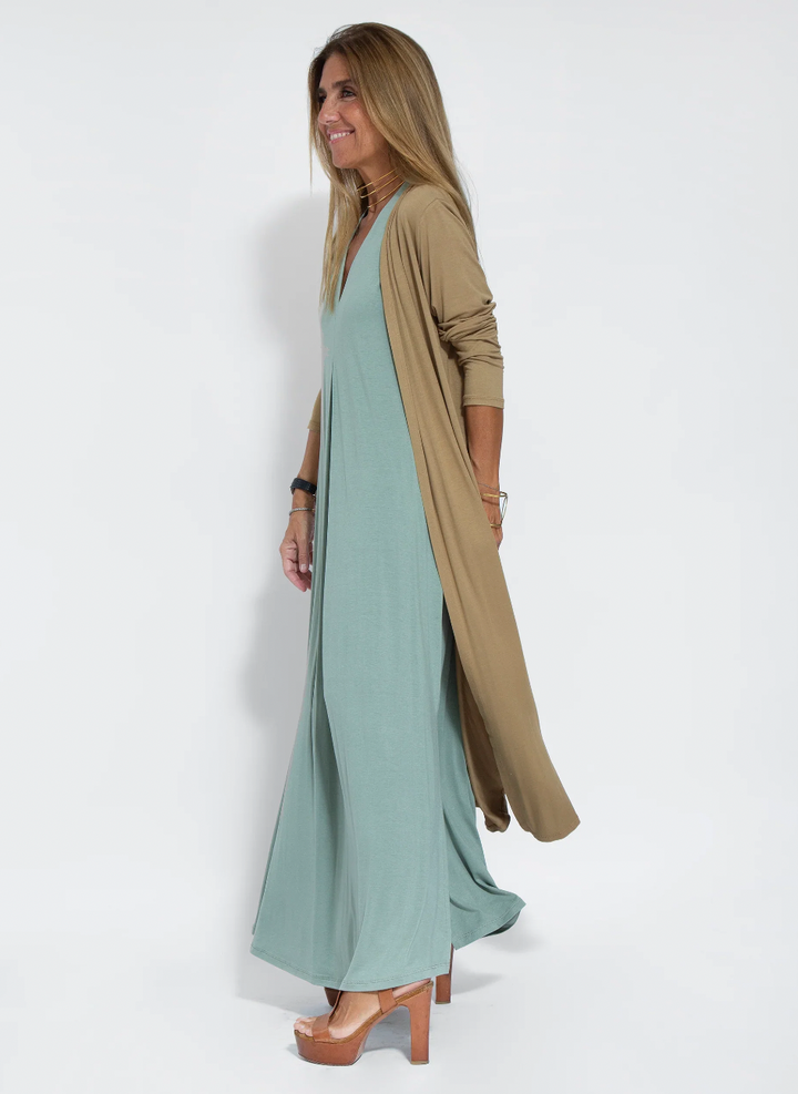 Emilia | Figurbetontes Kleid Weste Set - Elle Zürich