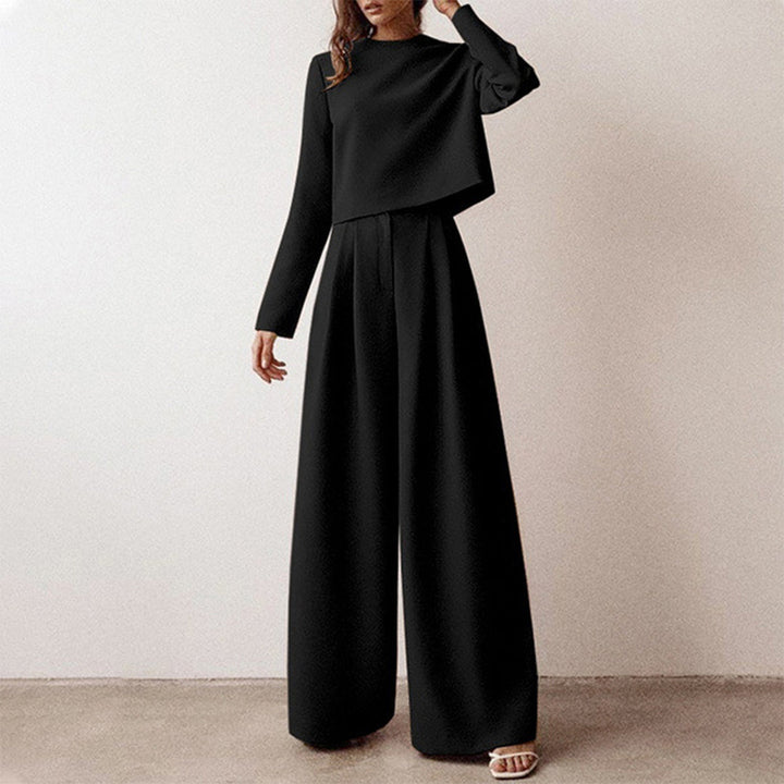 Jessica | Elegantes Damen Zweiteiler Set mit weitem Bein - Elle Zürich