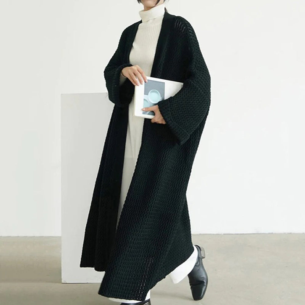 Leonie | Gemütlicher Damen Langstrick-Cardigan - Elle Zürich