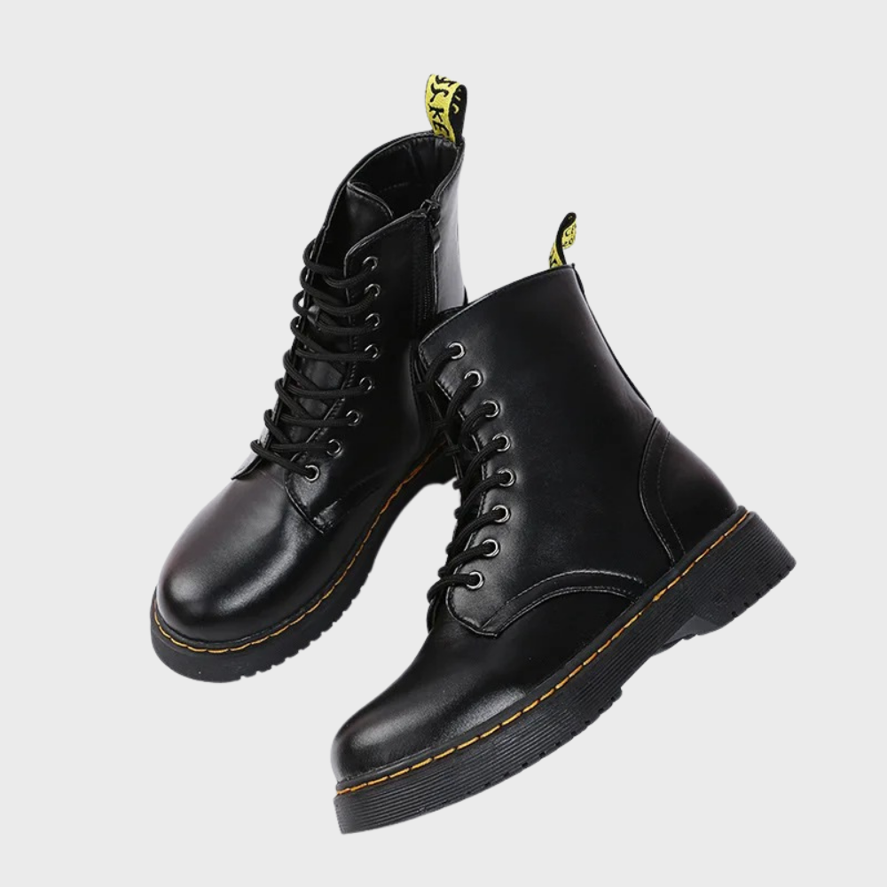 Lara | Damen Schnürstiefeletten im Combat Stil - Elle Zürich